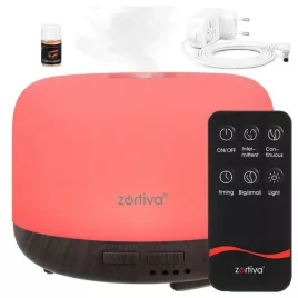 Zortiva aroma diffúzor LED párásító távirányítóval