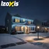 Izoxis kültéri fényfüzér 300LED 15m hidegfehér 26711