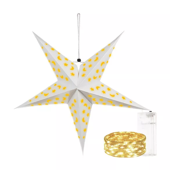 Ruhhy 3D LED csillag dekoráció 60cm