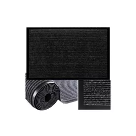   Bejárati szőnyeg - 60x90cm Ruhhy 22055, szürke, modern, praktikus, nedvszívó, beltéri, kényelmes, mosható, csúszásmentes