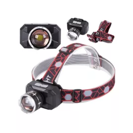 Tölthető, erős fényű LED homlok lámpa 