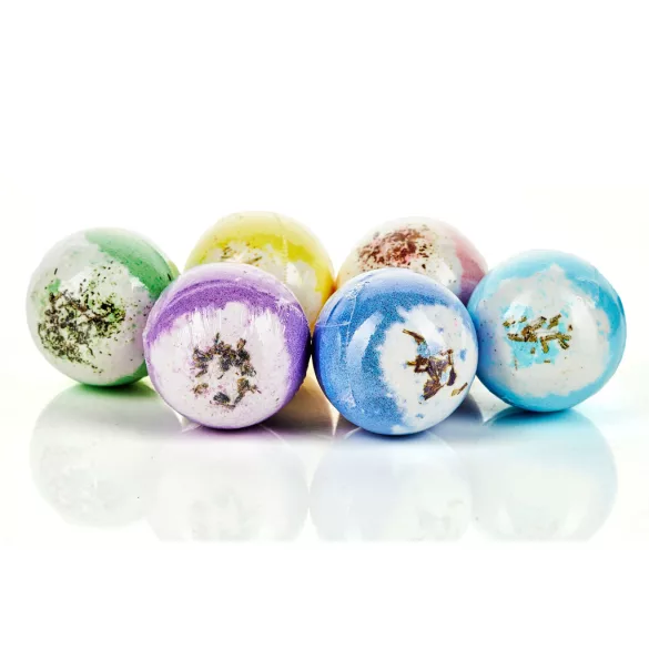Mineris gyógynövényes fürdőbombák – 6 bomba, 6 élmény, 6 fürdés