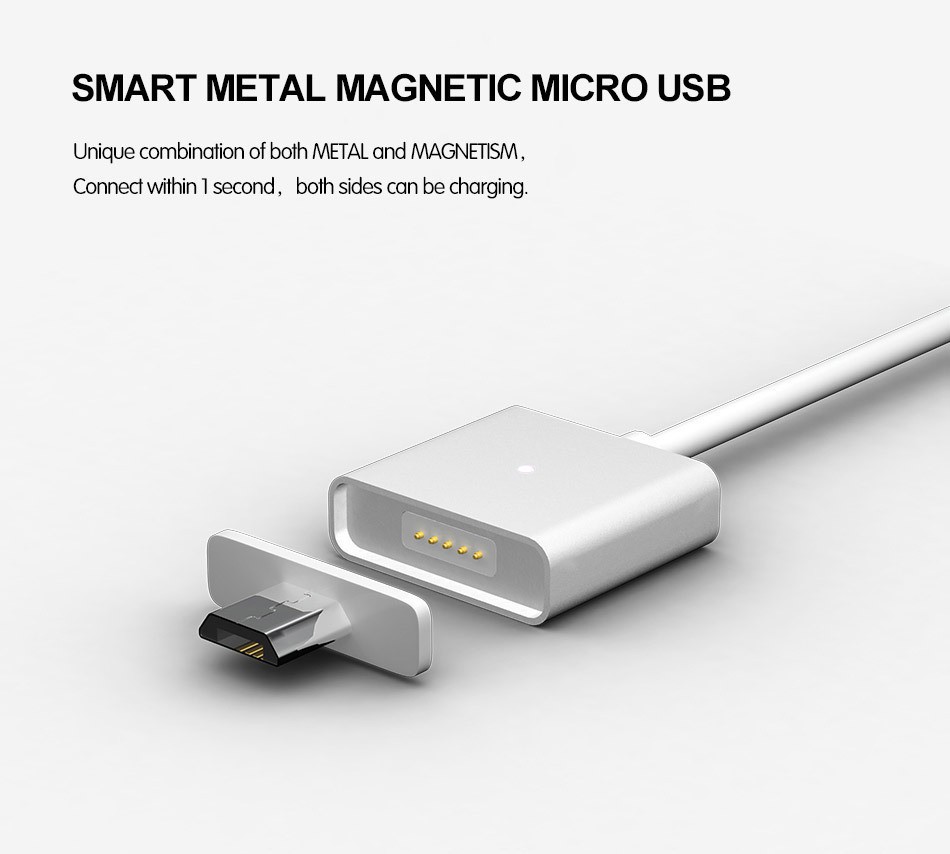 Prémium mágneses Micro usb kábel Android okostelefonokhoz