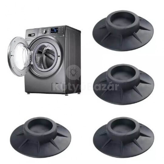 Rezgéscsillapító  mosógép talp, csúszásgátló talpak (4 db)
