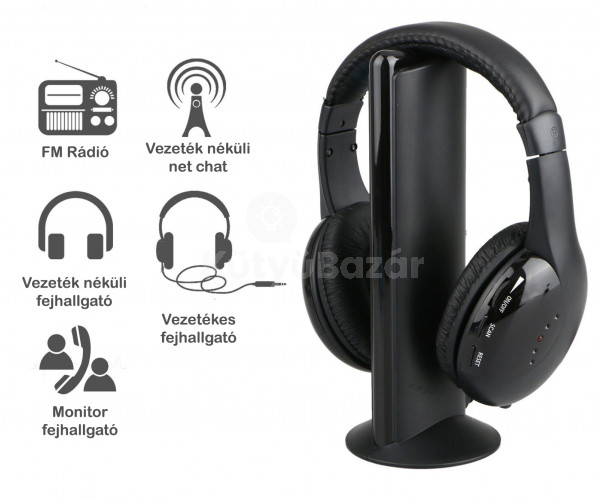 Vezeték nélküli fülhallgató, fejhallgató, mikrofonos fejhallgató