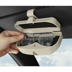Autós napellenzőre szerelhető napszemüveg/szemüveg tartó 