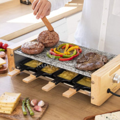 Cecotec Cheese&Grill 8600 Wood AllStone Raclette grill 1200W