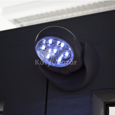 Mozgásérzékelő lámpa, LED relflektor, fali lámpa
